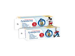 CURATIVO SANFARMA MICKEY E AMIGOS 10UN